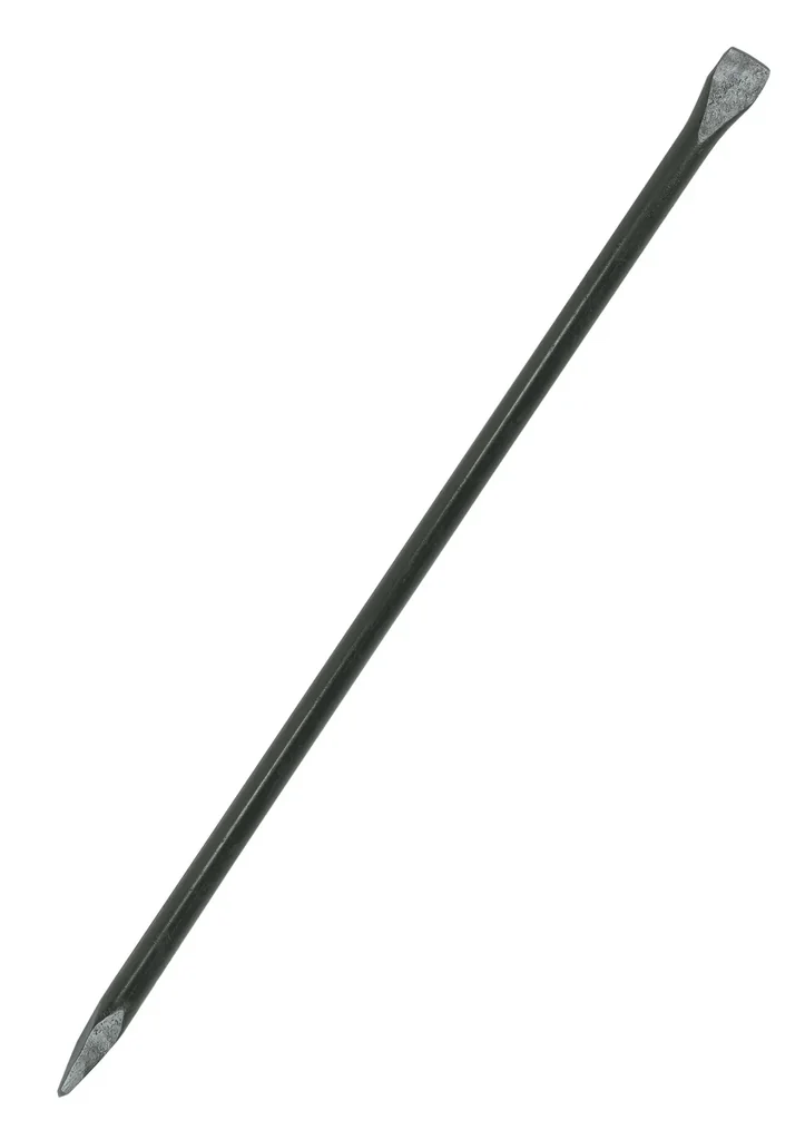 SIEGER-Brechstange, 1500 x 30 mm, geschmiedete Spitze und gerade Schneide, schwarz lackiert