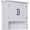 Küchenschrank Hängeschrank Badezimmerschrank Wandschrank Holz Weiß 60 x 19,8 x 58 cm