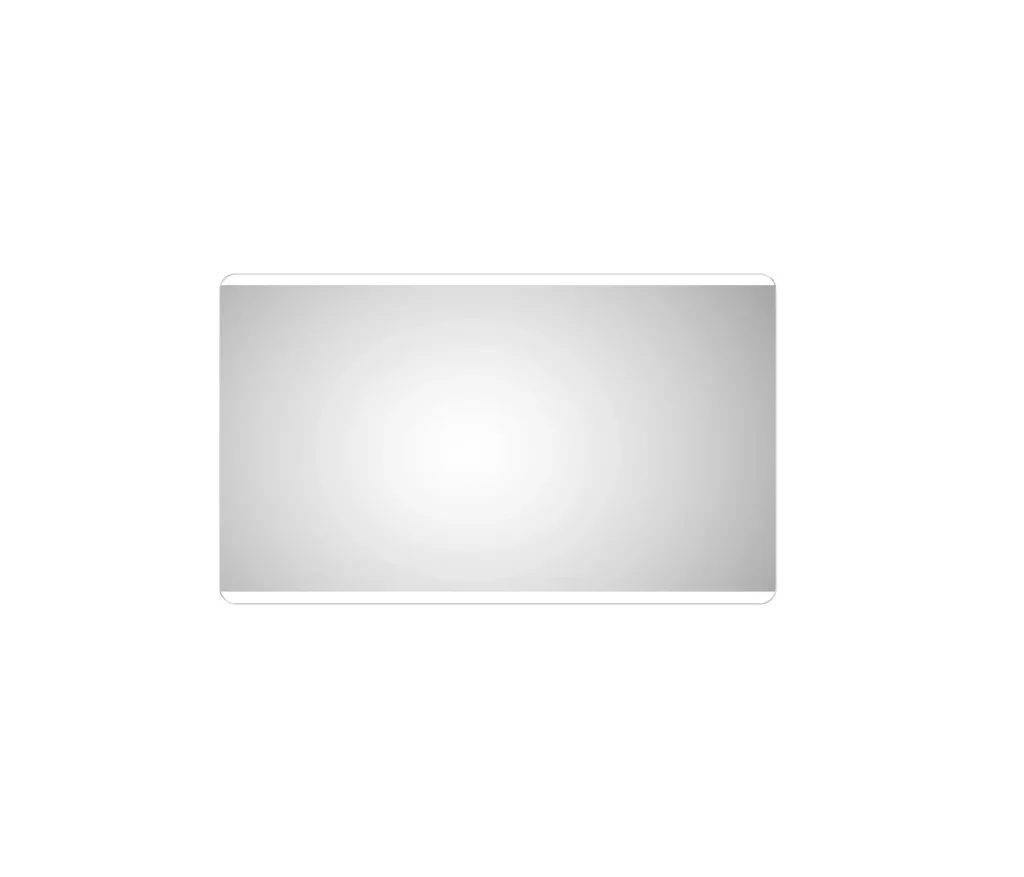 Badspiegel mit Beleuchtung, "Chic" - Badezimmerspiegel 120 x 70 cm - mit hinterleuchtetem Raumlicht