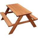 Dave Picknick-Tisch | Braun | FSC Holz | 89x89x50cm