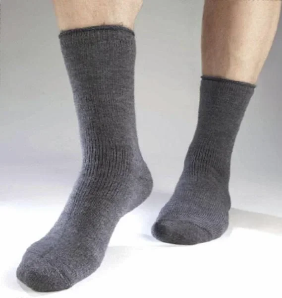 Thermo Socken mit Heizeffekt, Farbe grau/ hellgrau, Gr.40 - 45