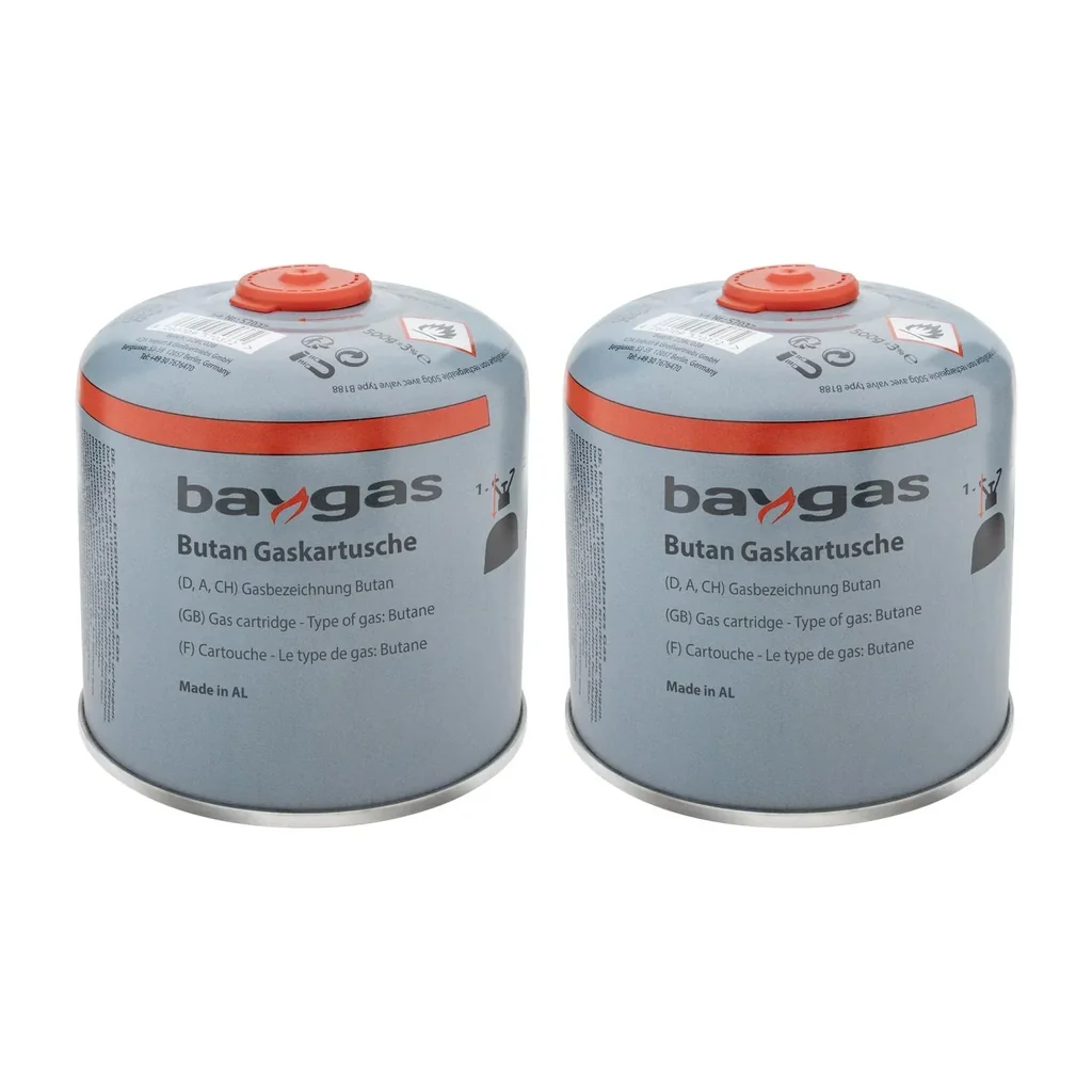 2 x 500g Butangas Baygas