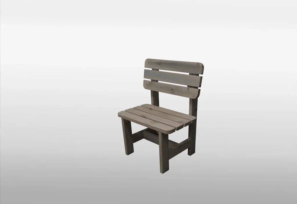 Holz-Sessel Summer grau