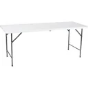 Klapptisch Campingtisch - Kunststoff - Weiß - 180x70x74cm