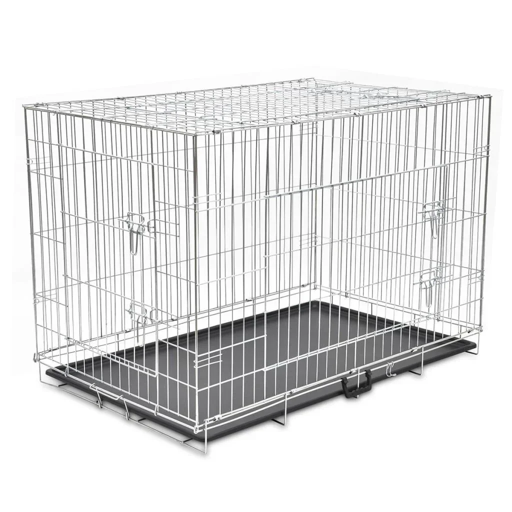Zusammenklappbare Hundehütte XXL Metall