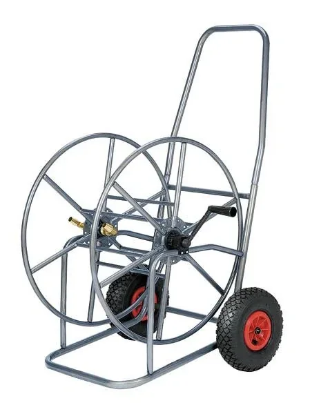 Profi Edelstahl Schlauchwagen für 110 m 3/4" Schlauch