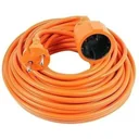 Vekto Verlängerungsschnur 10 Meter Längskabel orange 2500 Watt