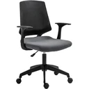 Drehstuhl Chefsessel Schreibtischstuhl rollbar höhenverstellbar ergonomisch gepolstert Grau 62 x 55 x (92 101) cm
