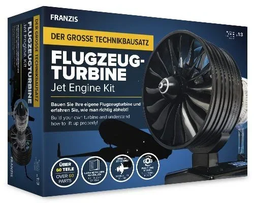 Technikbausatz Flugzeugturbine
