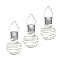 LED Solar Spiral Hängelampe 3er Set