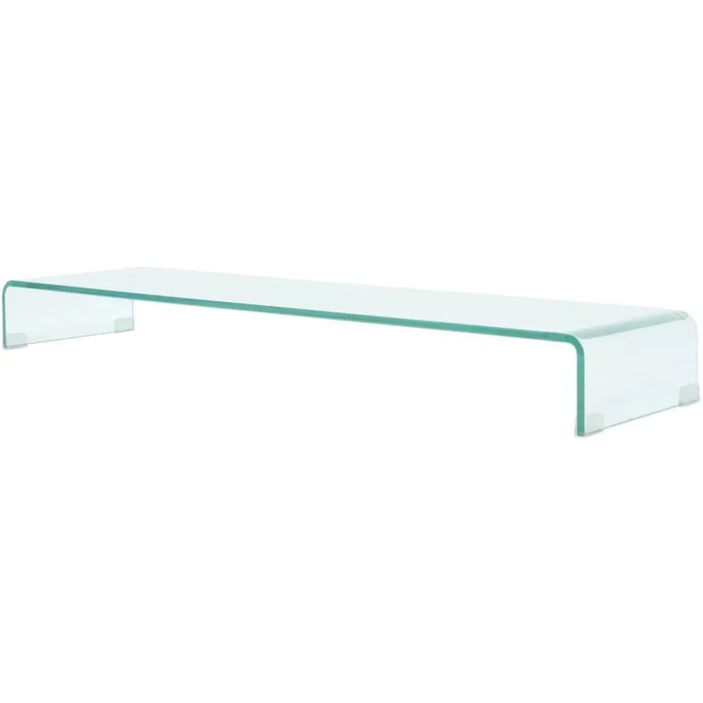 TV-Schrank/Monitorständer transparent 120x30x13 cm Glas