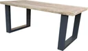 Esstisch New England Gerüstholz - Antraciet