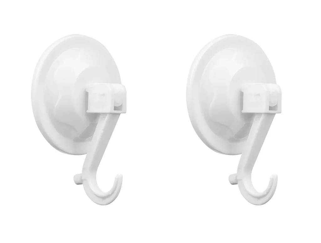 Saugnapfhaken 7,5 cm,  2 Stück, Tragkraft max. 5 kg