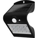 VT-767-2 LED-Solar-Außenbeleuchtung - 1,5W - 220Lm - schwarz