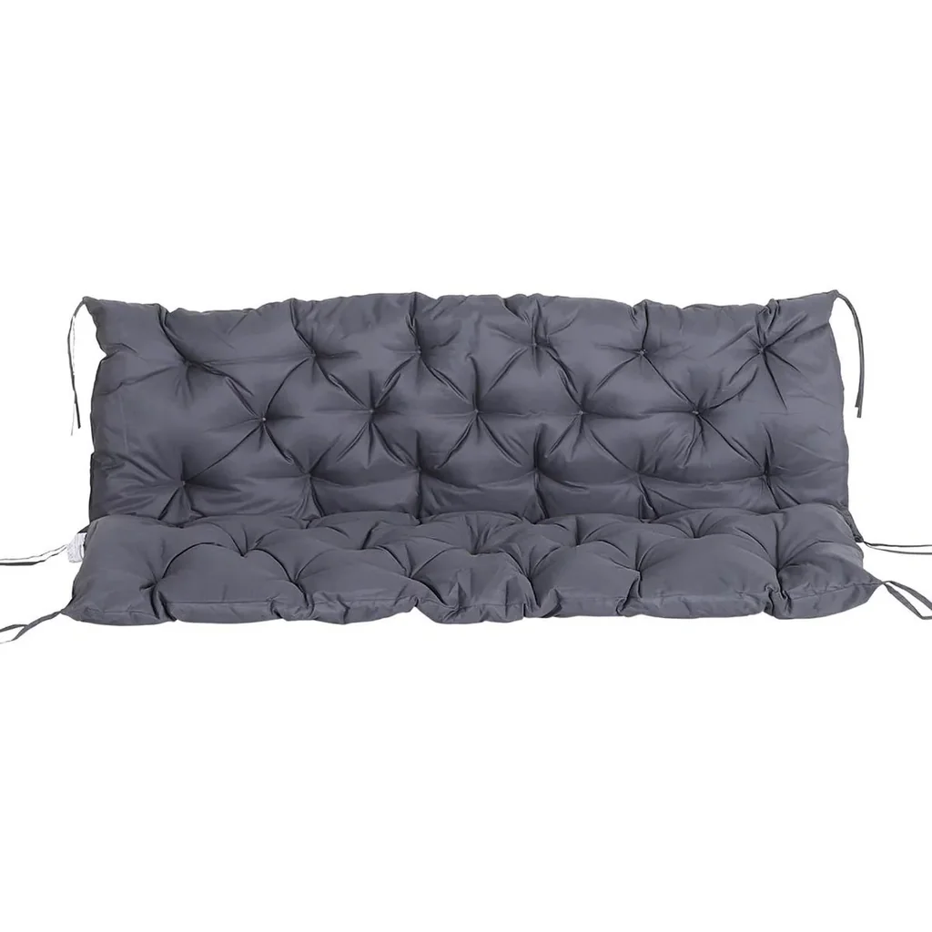 Bankauflage Sitzkissen Rückenkissen Polster Auflage für Sitzbank Gartenbank Gartenmöbel Hollywoodschaukeln 150 x 98 x 8