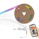 USB SMART Wifi + Bluetooth RGB-LED Flexband, 5m, APP-Steuerung, 150 RGB-LEDs