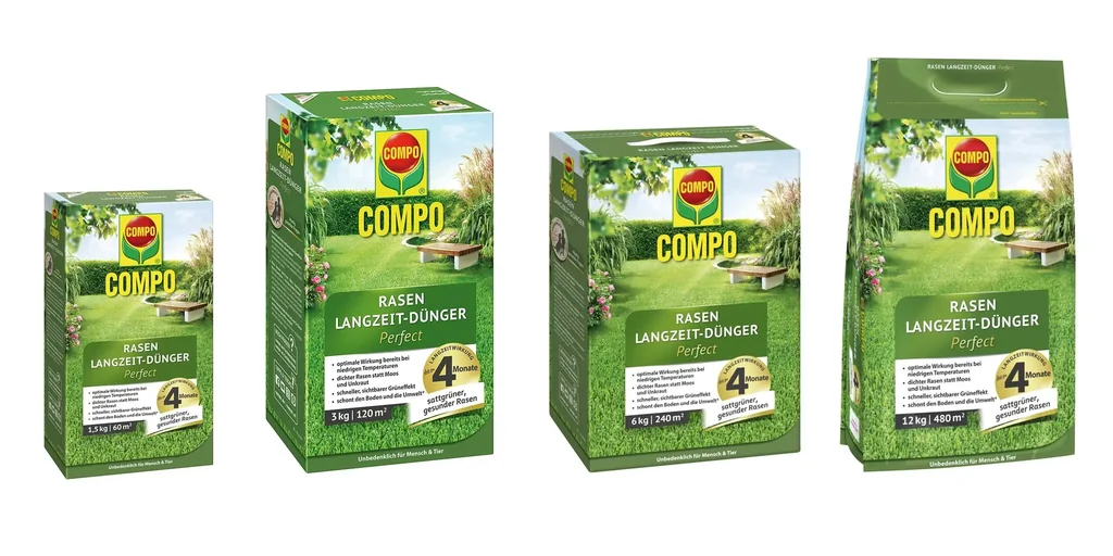 Rasen Langzeit-Dünger Perfect 1,5 kg für 60 m²