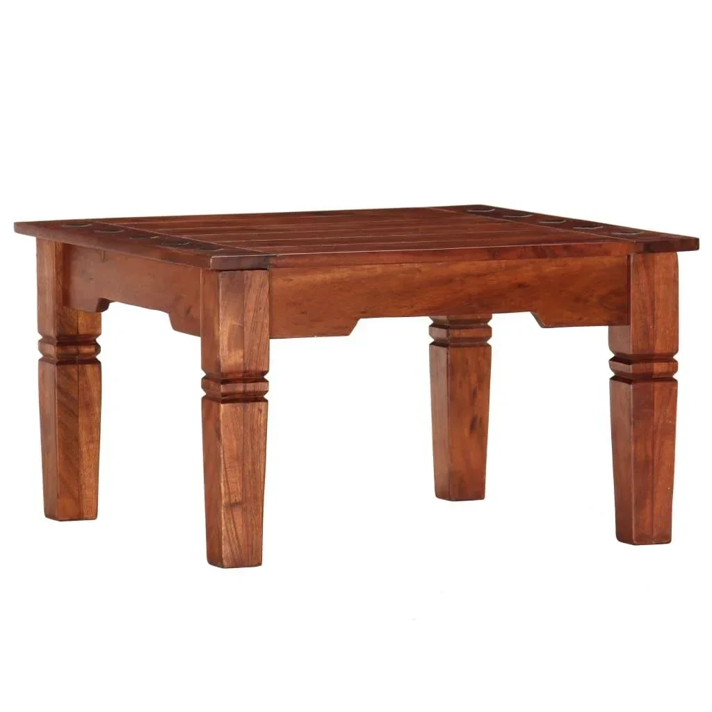 Beistelltisch 60x60x35 cm Akazienholz massiv