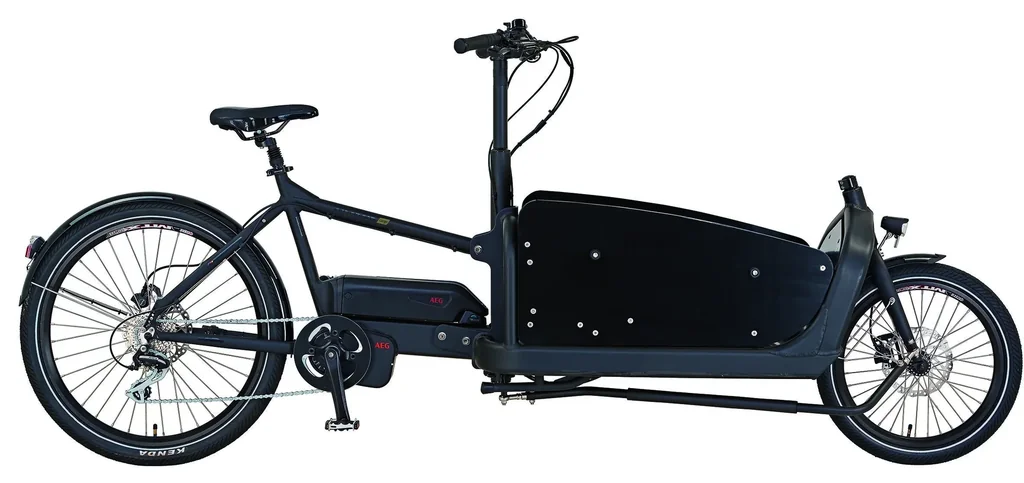 Unisex Lasten-E-Bike 20/26 Zoll, Rahmenhöhe 48 cm, 8-Gang Kettenschaltung, schwarz, CARGO 20.ETL.20
