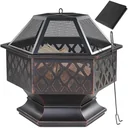 Feuerkorb - Sechseckig