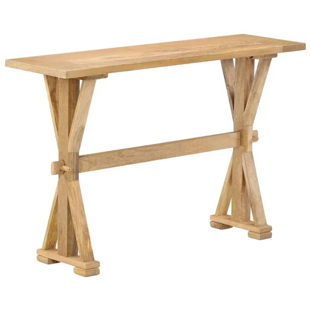 Wandtisch 118x35x76 cm Mango-Massivholz