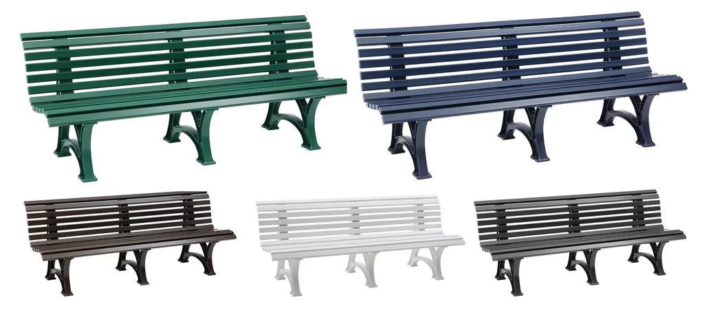 Gartenbank Borkum blau