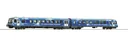 Dieseltriebzug Baureihe 628.4 der Deutschen Bahn AG im Bahnland Bayern -Design