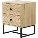 Nachtkommode im Retro-Design