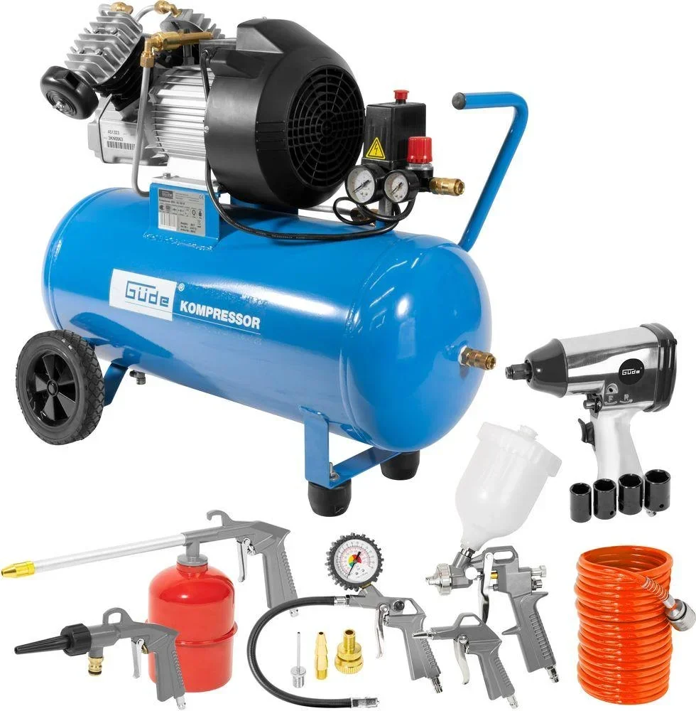 Kompressor-Set "400/10/50 DG", 15-teilig