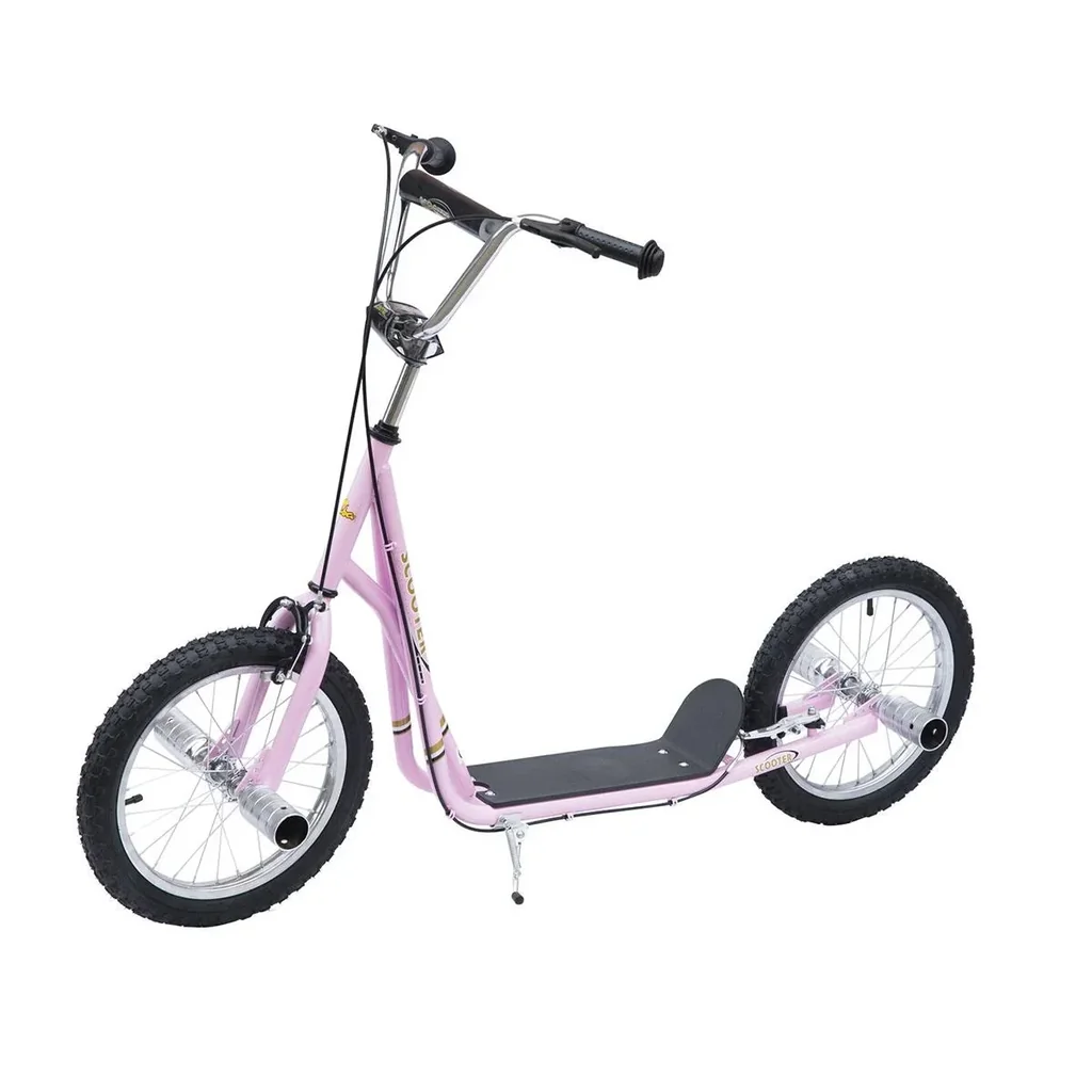Kinderroller Scooter Tretroller Roller mit luftreifen Cityroller Kinder Roller Kickboard ab 5 Jahre Kleinkind 16 Zoll Ro