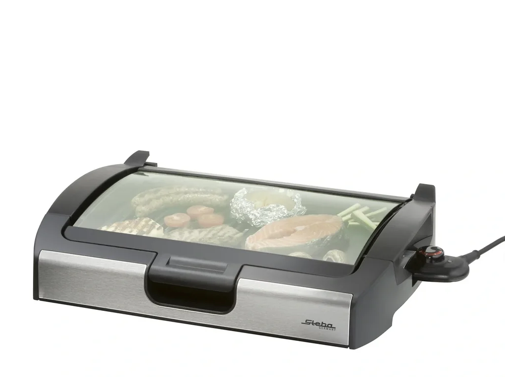 BBQ Tisch-Grill mit Glas-Deckel VG 200