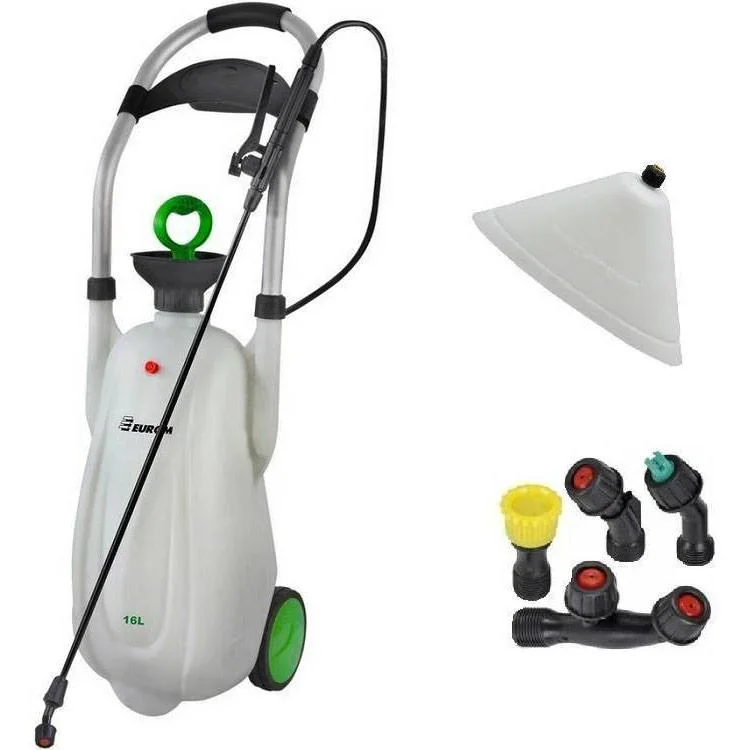 Eurom Trolleyspritze Druckspritze 16 Liter Unkrautspritze