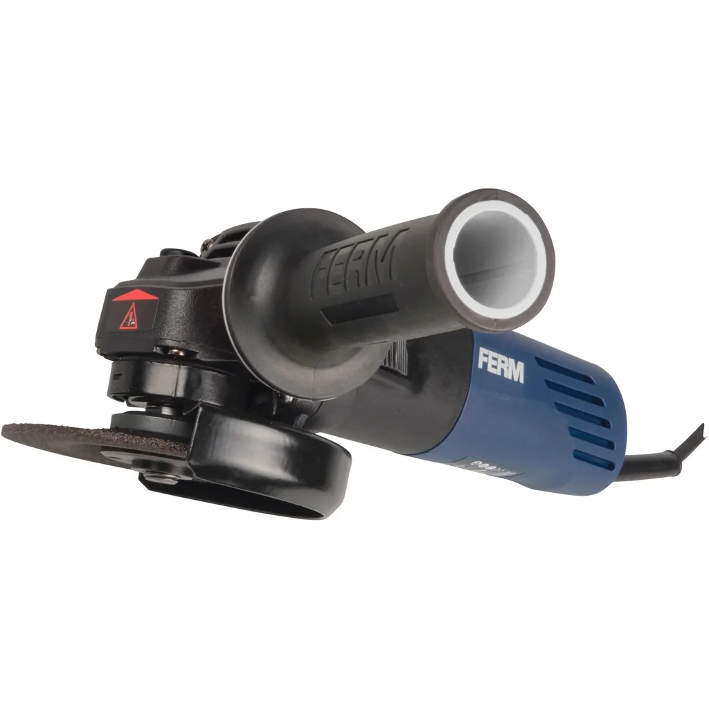 AGM1067P Winkelschleifer 750W - 115mm - Soft griff - Spindelarretierung - Mit Seitengriff und Hex-Schlüssel