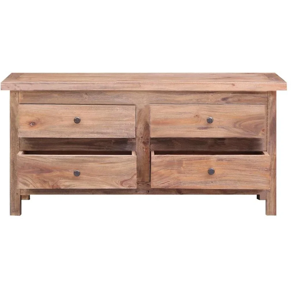 TV-Schrank 102x35x50 cm aus massivem recyceltem Holz