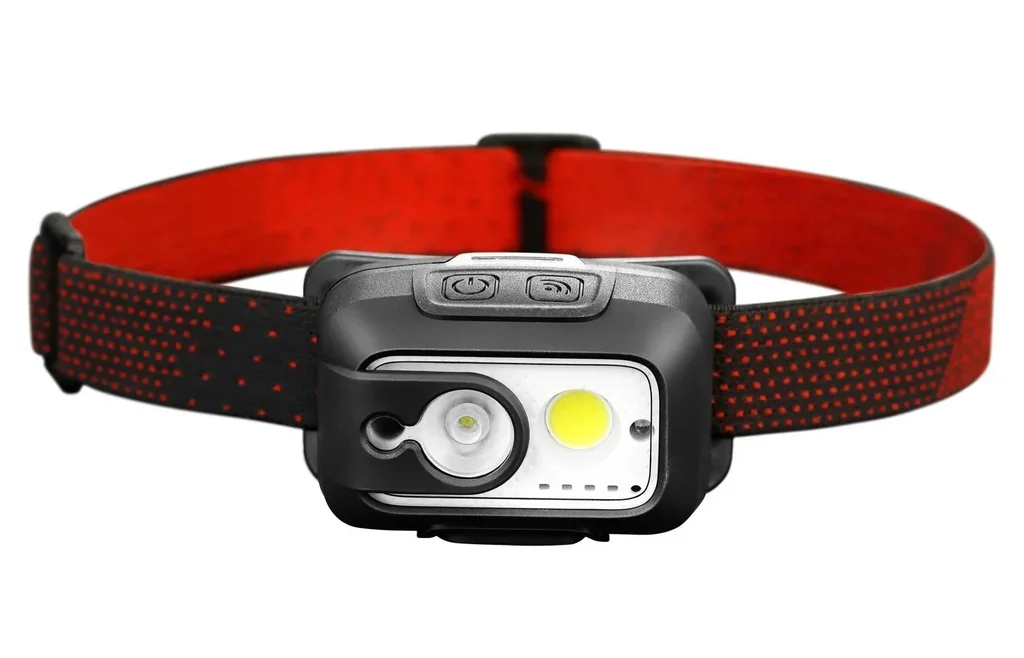 LED Kopflampe mit 6 Watt XPG-LED und 3 Watt COB-LED, 480 Lumen
