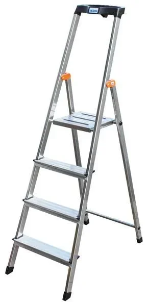 Alu - Stufen - Stehleiter, 6 Stufen