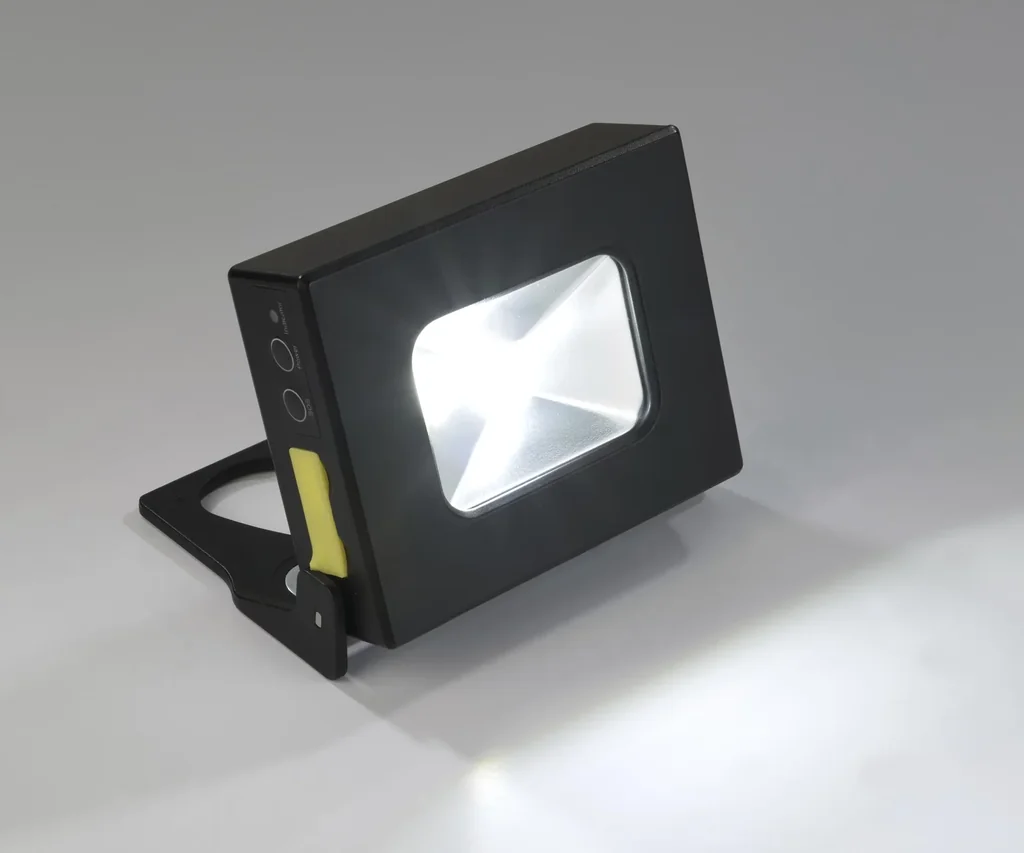 Mini Akku LED Fluter mit Powerbank