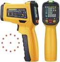 PAN IR-T800+ Profi-Infrarotthermometer 12:1, Infrarot-Temperaturmessung - 50°C - + 800°C mit Laser-Messkreis