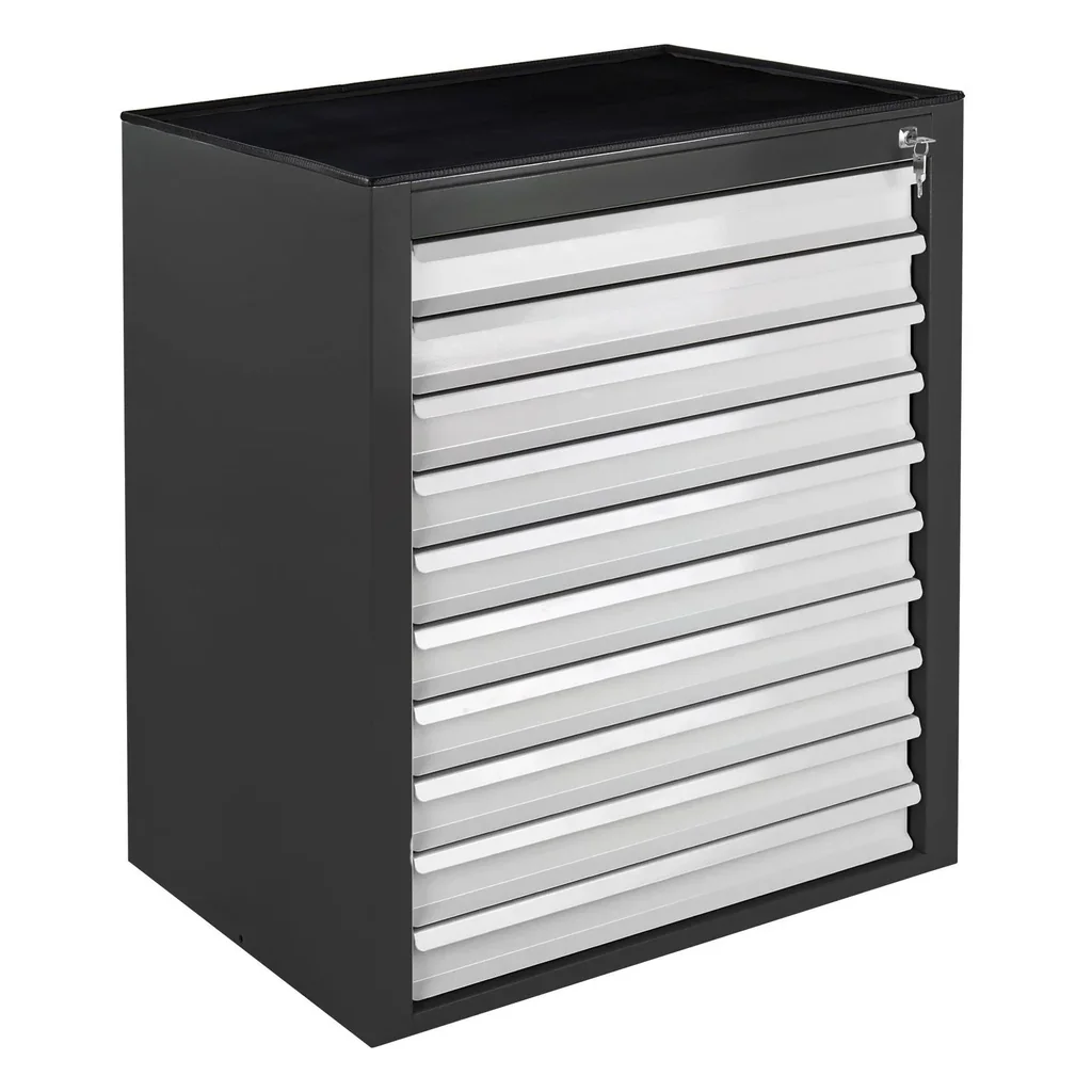 Schubladenschrank / Werkzeugschrank mammut, 10 Schubladen, RAL 7016 / 7035