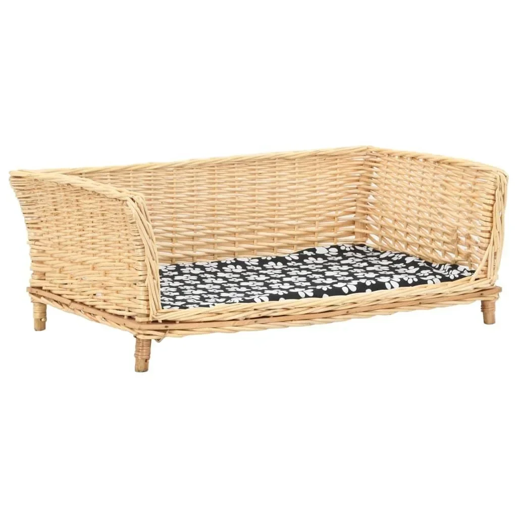 Hundekorb mit Kissen 90x54x35 cm
