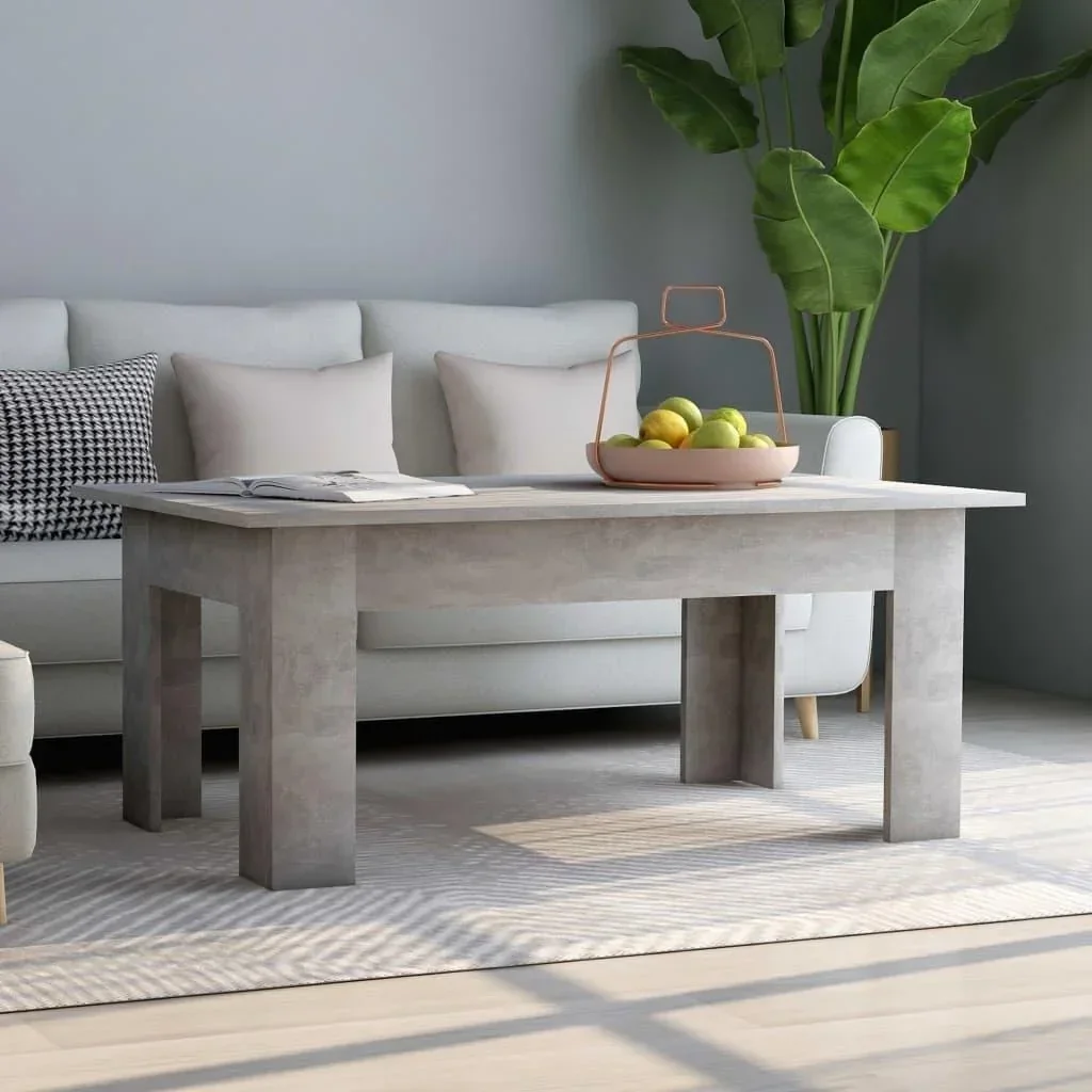 Couchtisch 100x60x42 cm Spanplatte betongrau