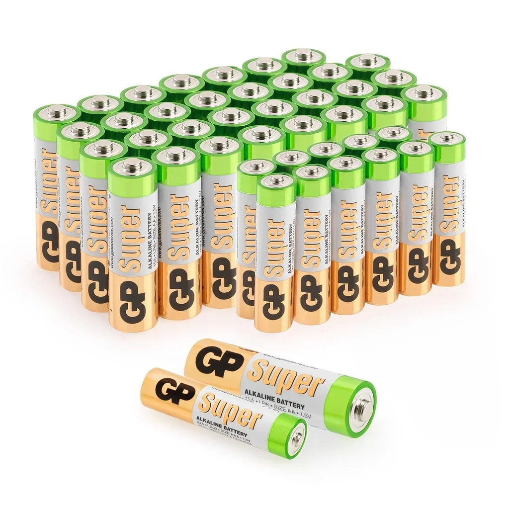 SUPER Alkaline Mix Pack mit 32 x Mignon (AA) und 12 x Micro (AAA) Batterien