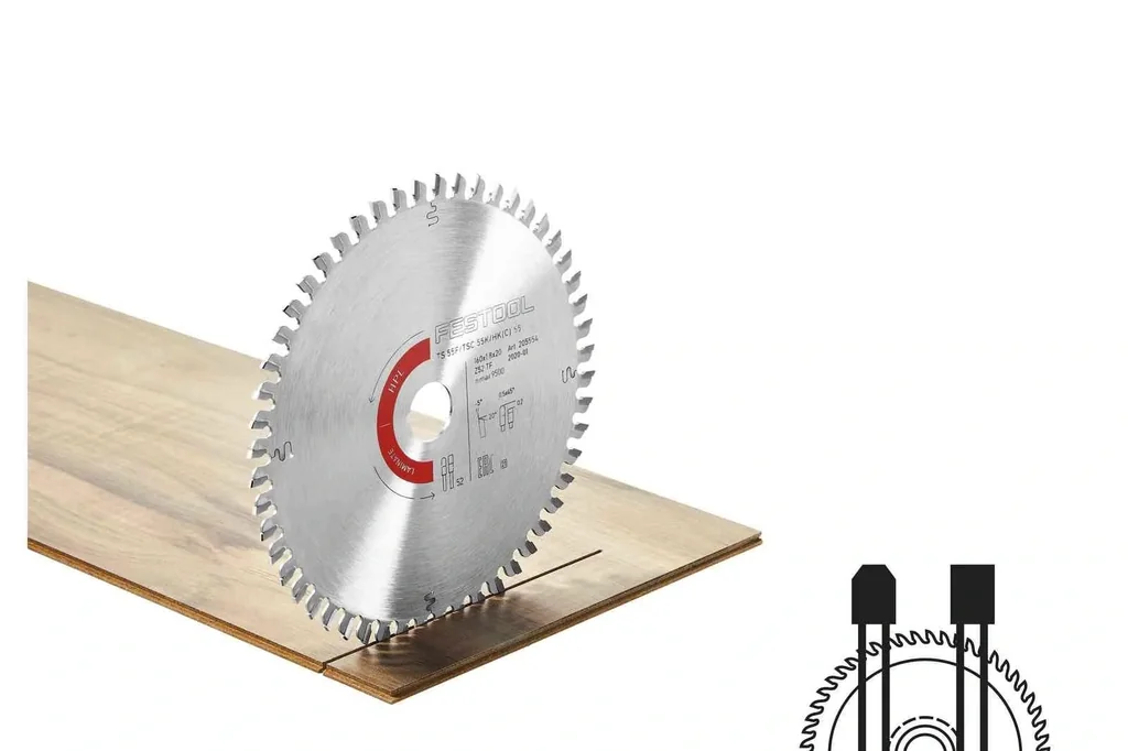 Kreissägeblatt HW 168 x 1,8 x 20 TF 52 LAMINATE/HPL