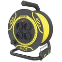 PVC-Kabeltrommel - 40 M - 3G1.5 - 4 Steckdosen