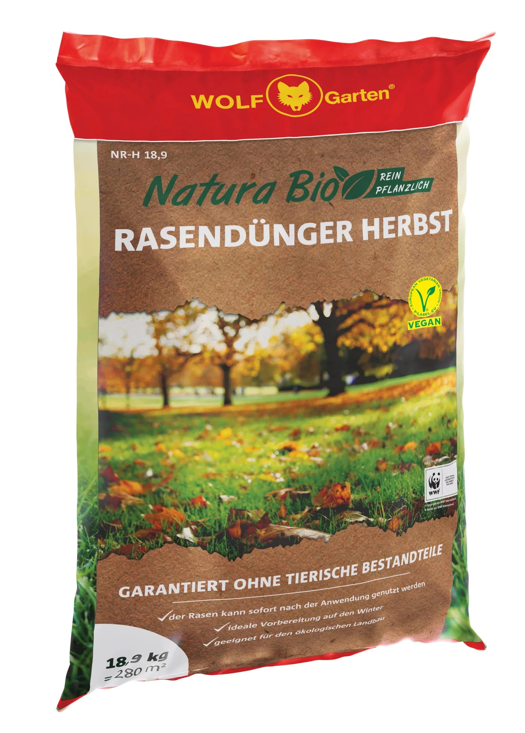 Rasendünger Herbst, NR-H 18,9