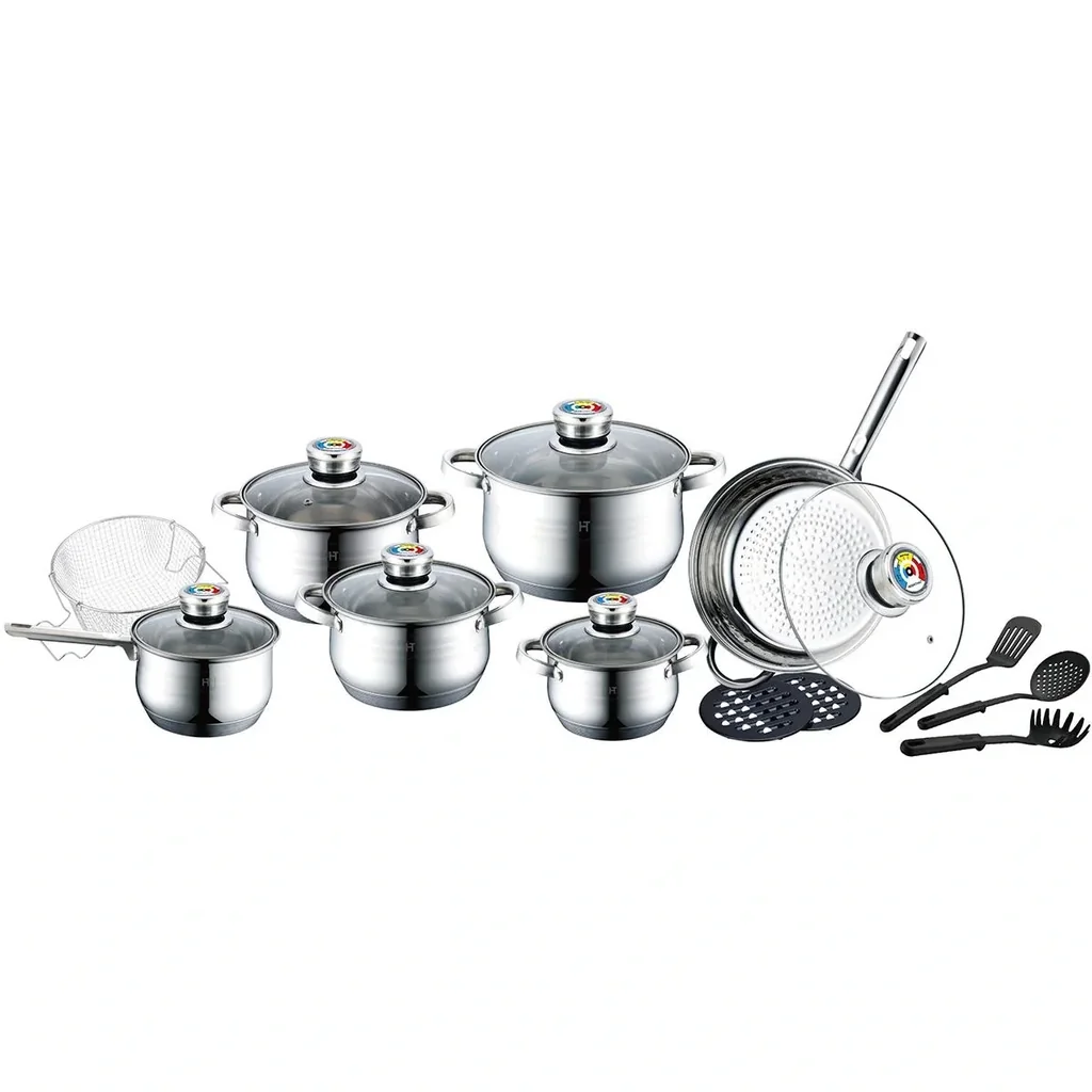 Herenthal Topfset 18 Set - Marmorbeschichtung