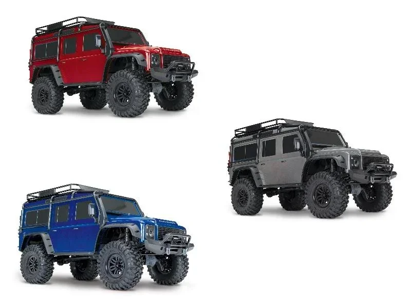 TRX-4 LR Defender 4x4 metallicblau RTR o. Akku/Lader 1/10 4WD Scale-Crawler Brushed