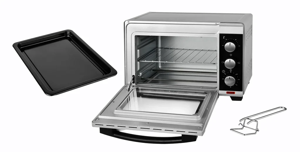 Multi-Backofen, Silber, 19 Liter, 1280 Watt
