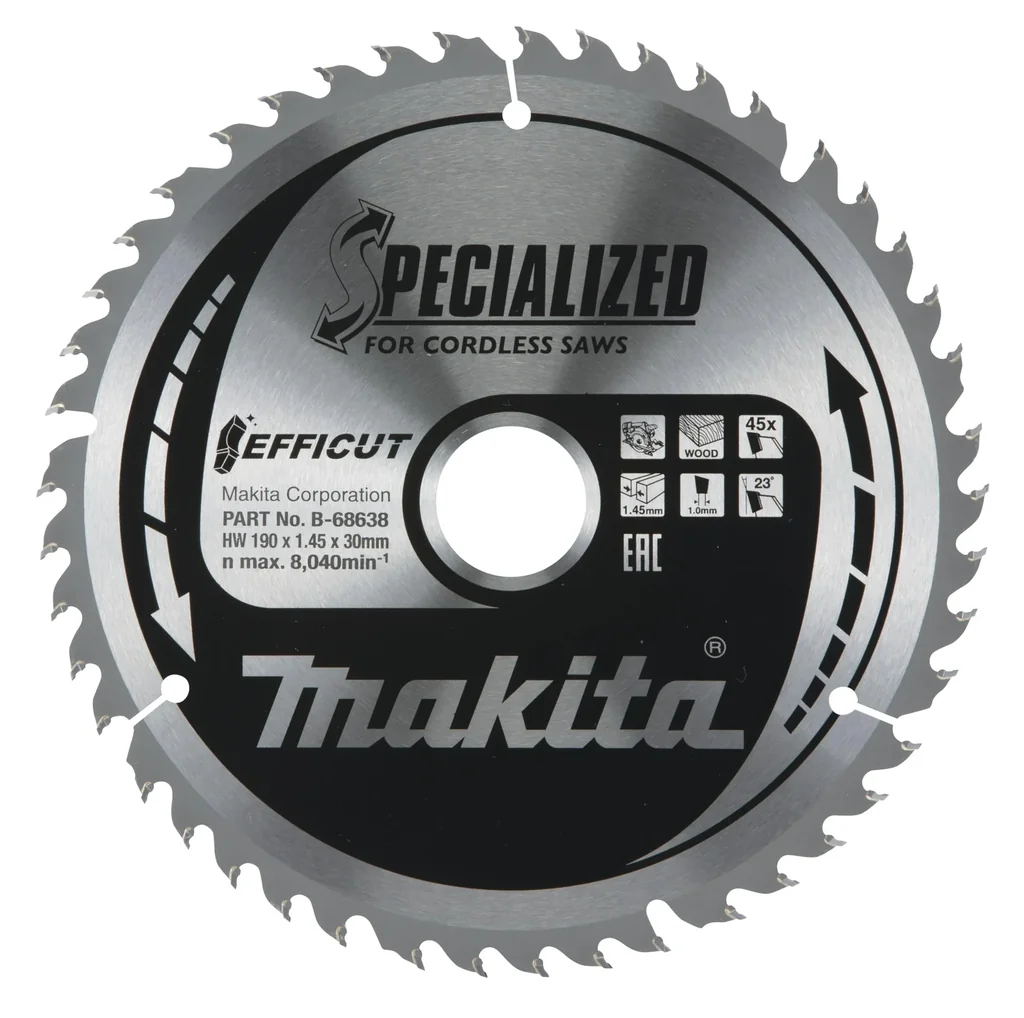 EFFICUT Sägeblatt 190x30x45Z