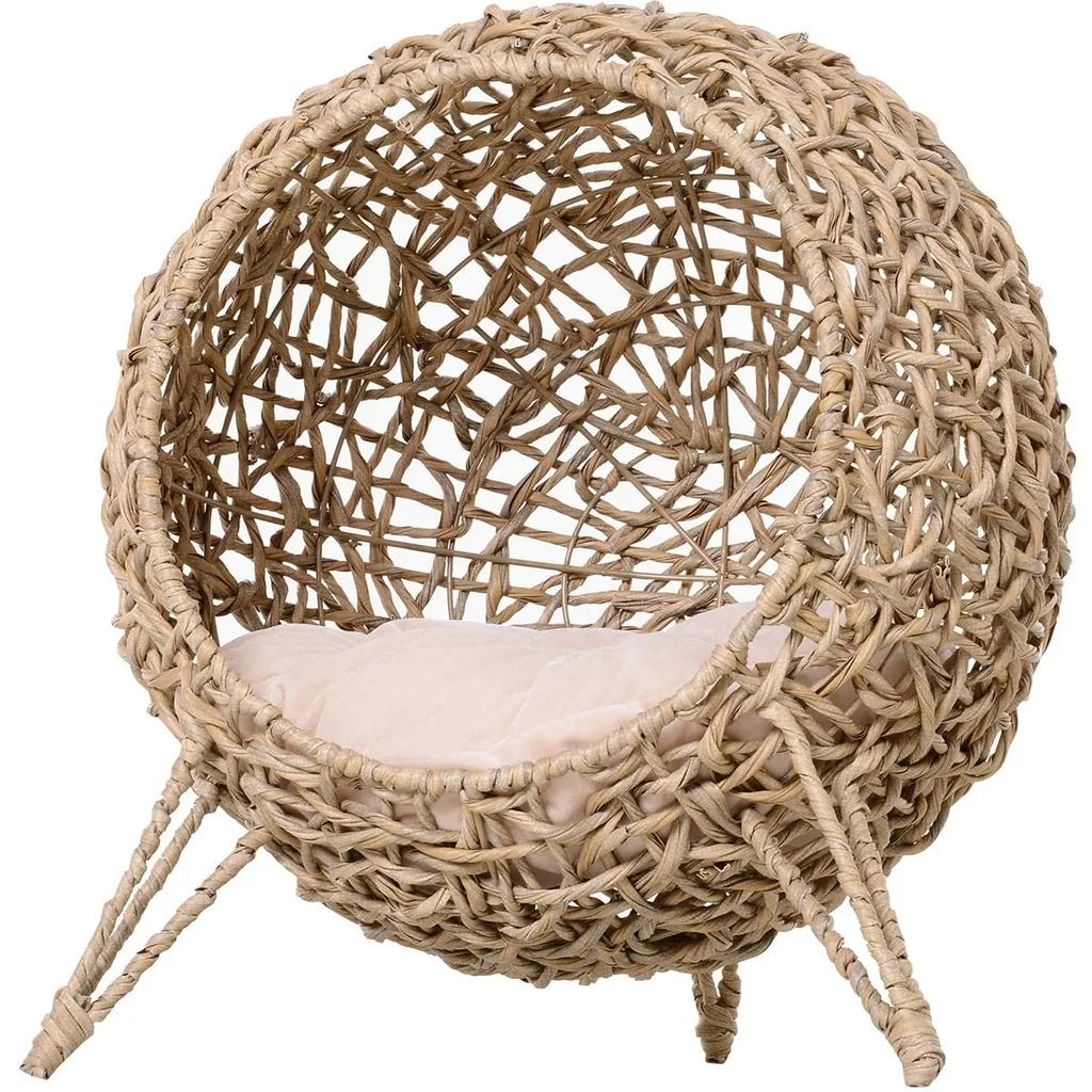 Katzenkorb mit Kissen
